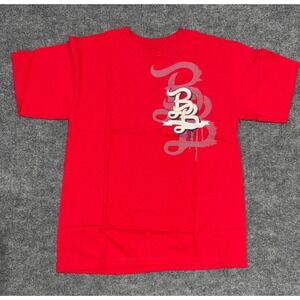 Bad Boy Athletics Vintage Deadstock Red Graphic T Shirt‎ Men's Medium